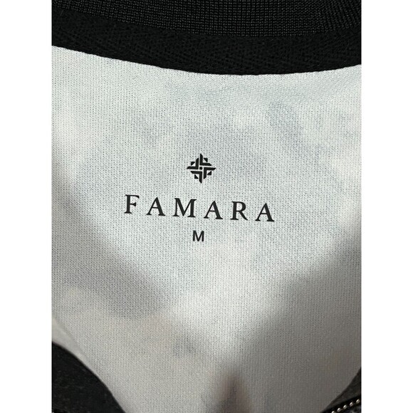 Famara Golf Dress Size Medium Black Orchid Tennis Active 1/4 Zip Pleated Neutral - Picture 4 of 7